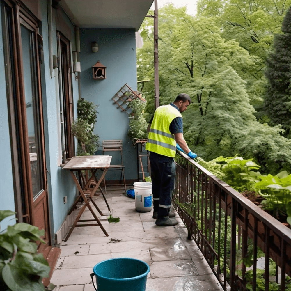 Balcony Cleaning Services