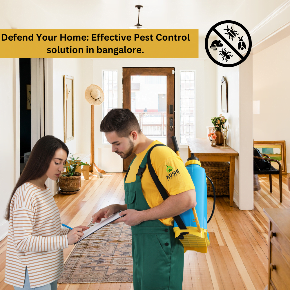 Defend Your Home: Effective Pest Control Solution in bangalore